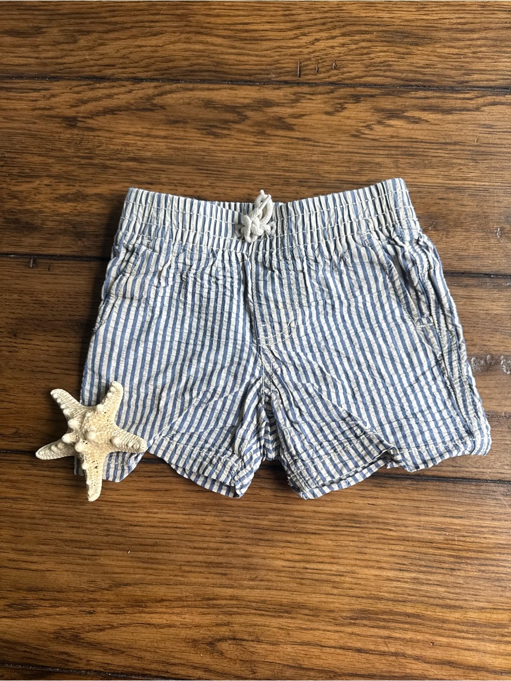 Baby GAP Seersucker Drawstring Shorts